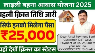 Ladli Behna Awas Yojana First Kist